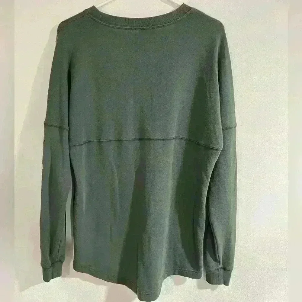 PINK green long sleeve shirt size S in great used condition casual wear - Picture 5 of 5